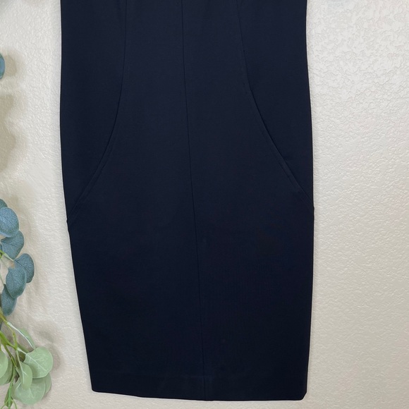 Brooks Brother Black Dress Knee Length w/ Pockets - Picture 5 of 14